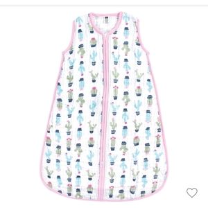 Hudson Baby Infant Girl Muslin Cotton Sleeveless Wearable Sleeping Bag